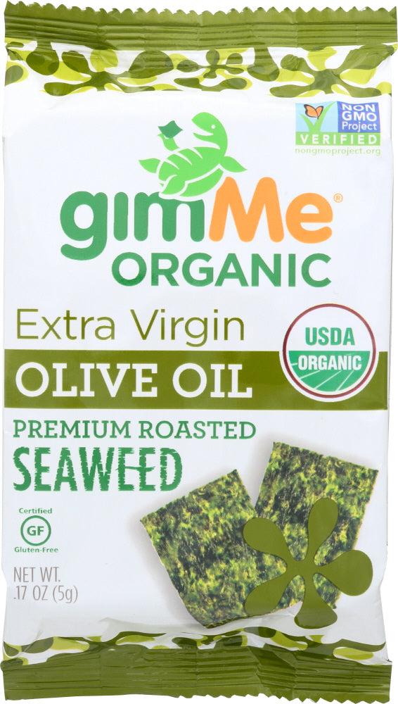 GIMME: Organic Premium Roasted Seaweed Extra Virgin Olive Oil, 0.17 oz - Vending Business Solutions