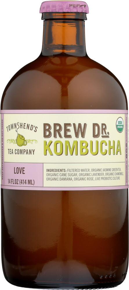 BREW DR KOMBUCHA: Kombucha Love, 14 fl oz - Vending Business Solutions