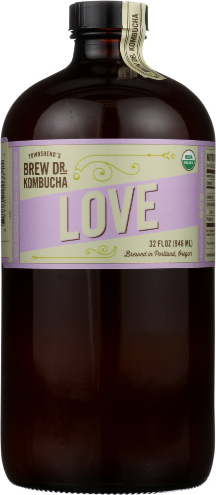 BREW DR KOMBUCHA: Kombucha Love, 32 fl oz - Vending Business Solutions