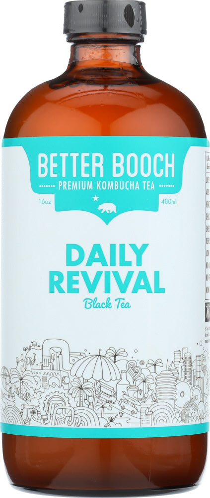 BETTER BOOCH: Daily Revival Kombucha, 16 oz - Vending Business Solutions