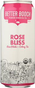 BETTER BOOCH: Rose Bliss Kombucha, 16 oz - Vending Business Solutions