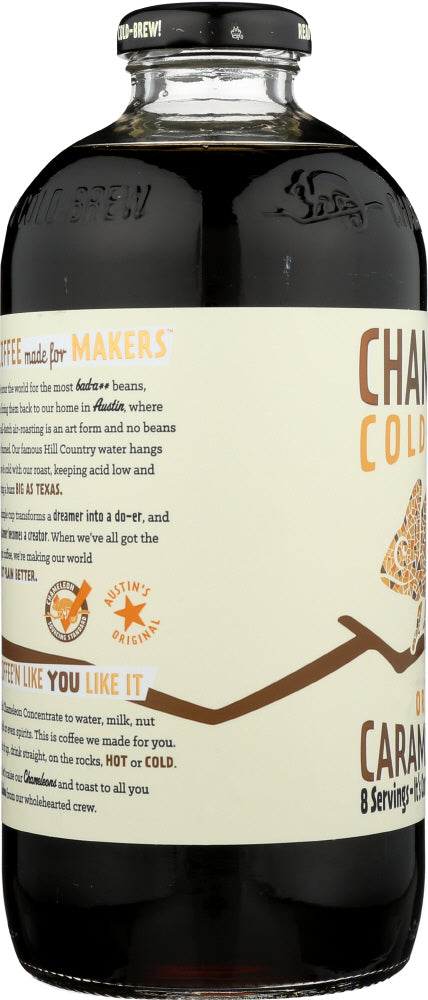 CHAMELEON COLD BREW: Organic Caramel Coffee, 32 oz - Vending Business Solutions