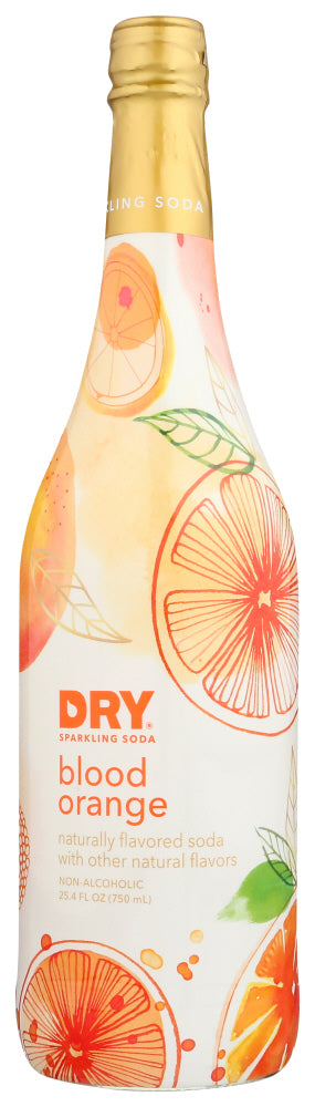 DRY SODA: Blood Orange Sparkling Soda, 750 ml - Vending Business Solutions