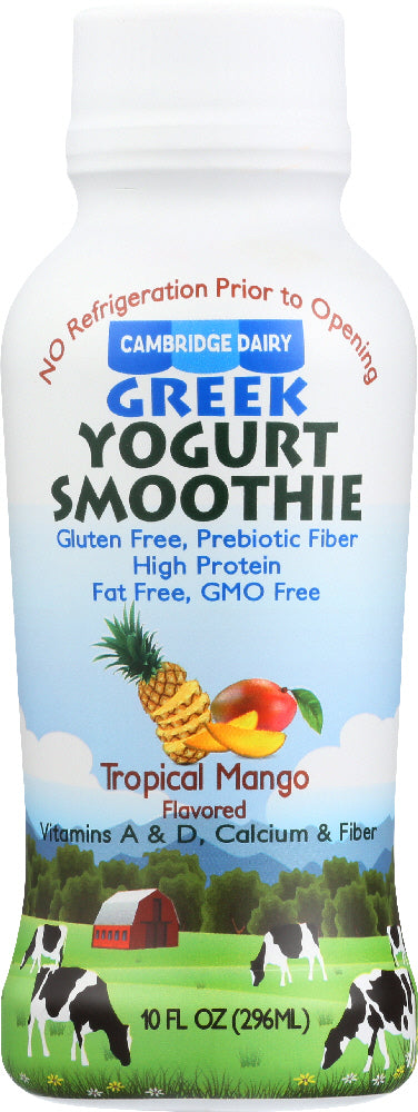 CAMBRIDGE DAIRY: Greek Yogurt Smoothie Tropical Mango, 10 fo - Vending Business Solutions