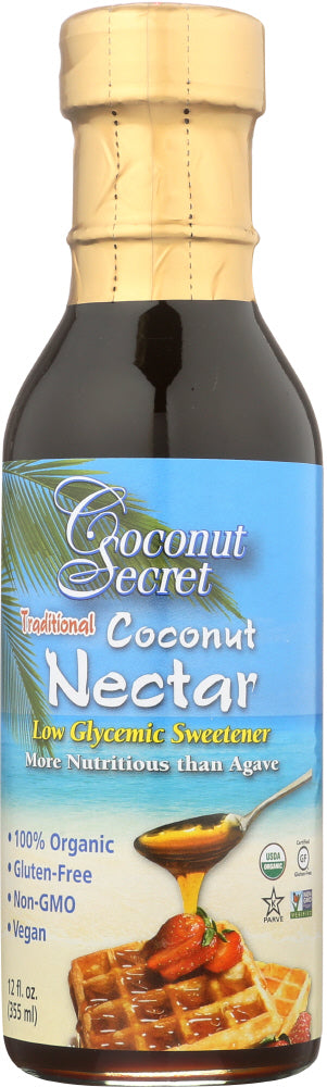 COCONUT SECRET: Organic Raw Coconut Nectar, 12 Oz - Vending Business Solutions
