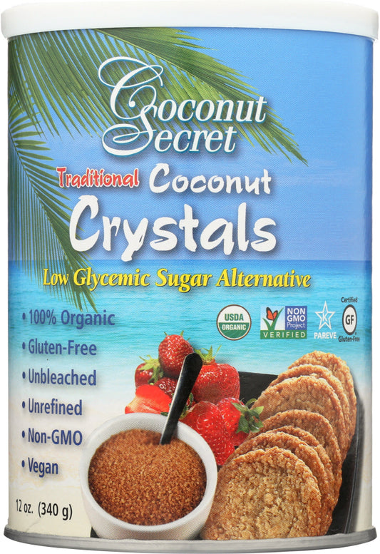 COCONUT SECRET: Raw Coconut Crystals, 12 Oz - Vending Business Solutions