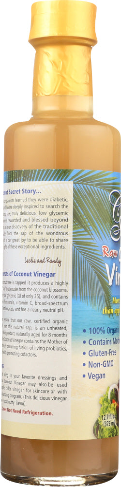 COCONUT SECRET: Organic Raw Coconut Vinegar, 12.7 Oz - Vending Business Solutions