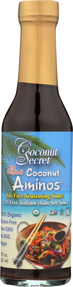 COCONUT SECRET: The Original Coconut Aminos Soy-Free Seasoning Sauce, 8 Oz - Vending Business Solutions
