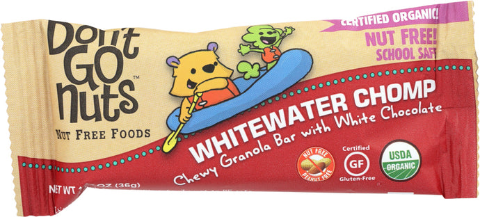 DONT GO NUTS: Organic Bar Snack Whitewater Champ, 36 gm - Vending Business Solutions