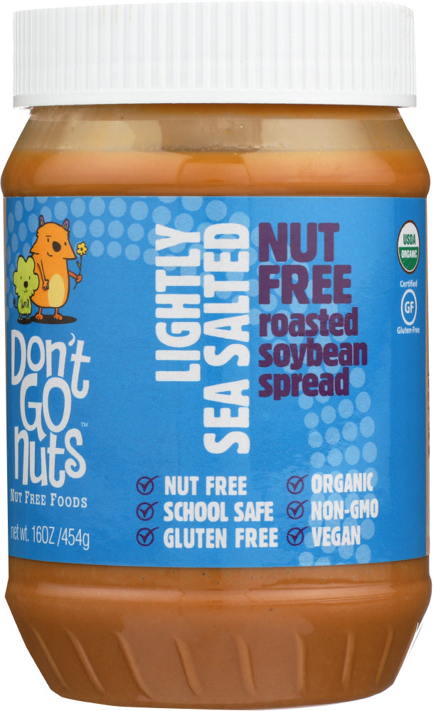 DONT GO NUTS: Soy Butter Lightly Salted Organic, 16 oz - Vending Business Solutions