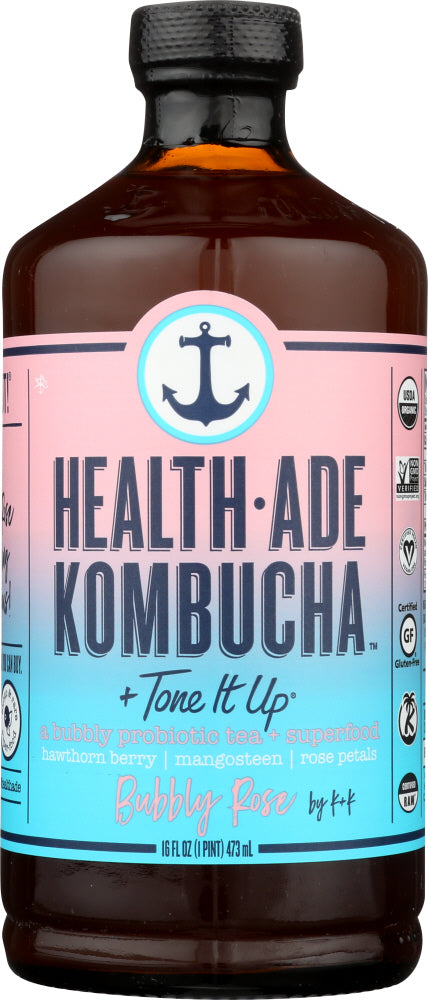 HEALTH ADE: Bubbly Rose Kombucha, 16 oz - Vending Business Solutions