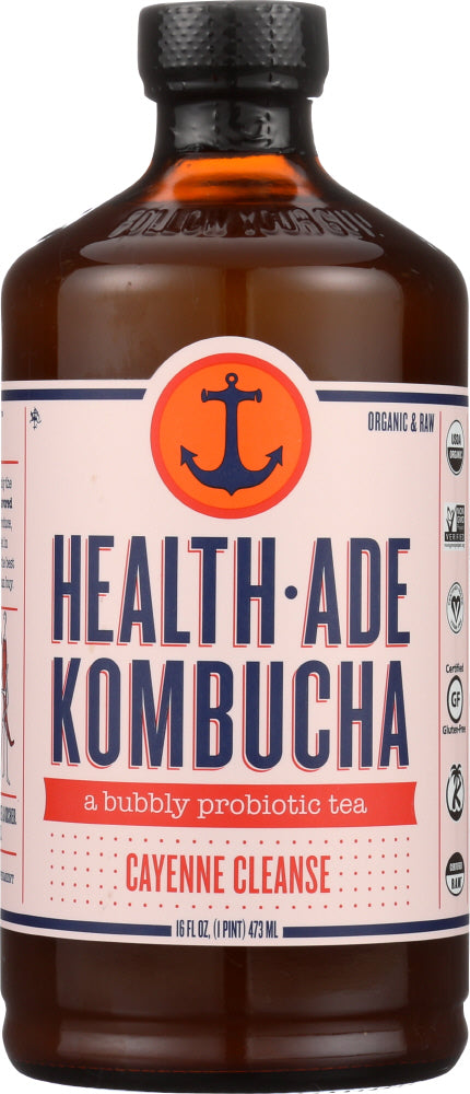 HEALTH ADE: Cayenne Cleanse Kombucha, 16 oz - Vending Business Solutions