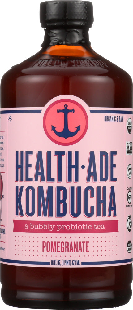 HEALTH ADE: Pomegranate Kombucha, 16 oz - Vending Business Solutions