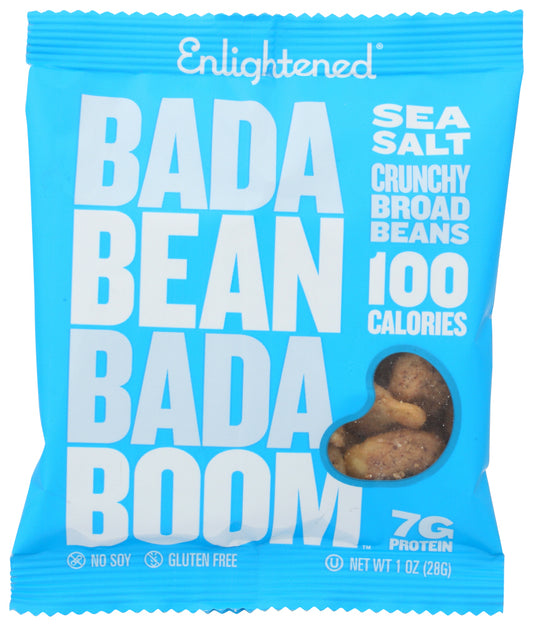 ENLIGHTENED: Sea Salt Crunchy Broad Beans, 1 oz - Vending Business Solutions