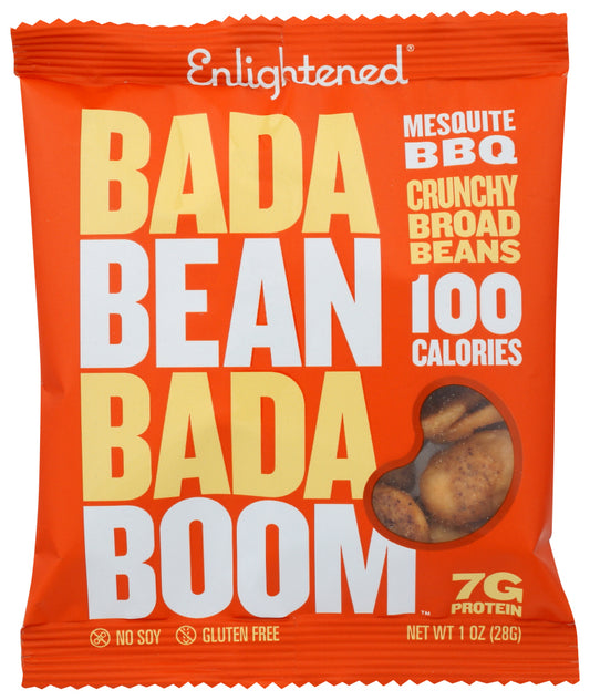 ENLIGHTENED: Mesquite BBQ Crunchy Broad Beans, 1 oz - Vending Business Solutions