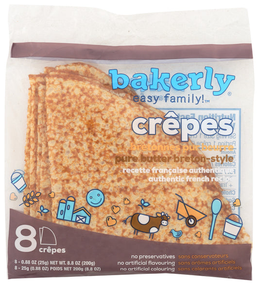 BAKERLY: Pure Butter Breton-Style Crepes, 7.05 oz - Vending Business Solutions
