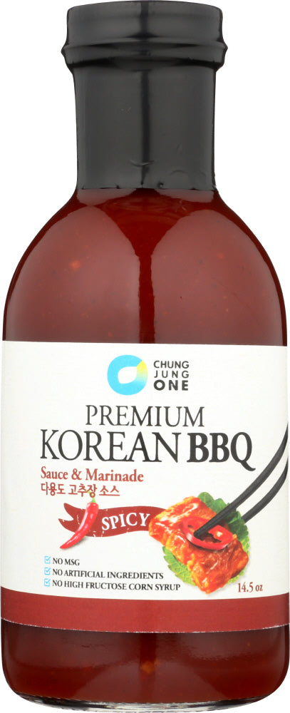 CHUNG JUNG: Premium Korean Bbq Sauce Spicy, 14.5 oz - Vending Business Solutions