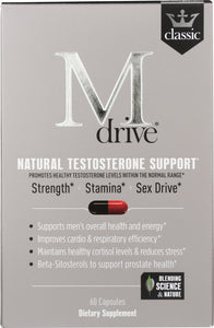 DREAMBRANDS:  Mdrive Classic Natural Testosterone Support, 60 Capsules - Vending Business Solutions