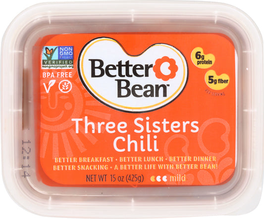 BETTER BEAN: Three Sisters Chili, 15 oz - Vending Business Solutions