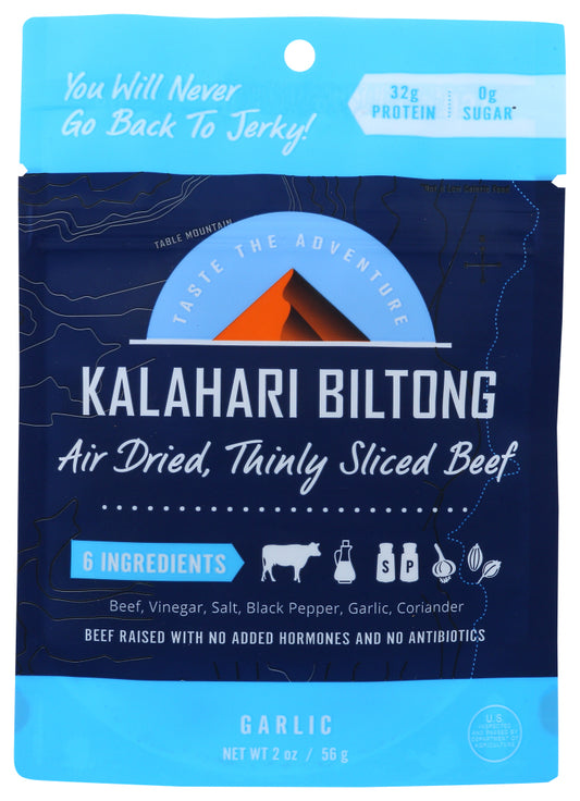 KALAHARI BILTONG: Biltong Garlic, 2 oz - Vending Business Solutions