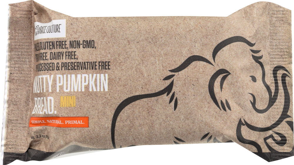 BASE CULTURE: Bread Pumpkin Mini Loaf, 3.2 oz - Vending Business Solutions