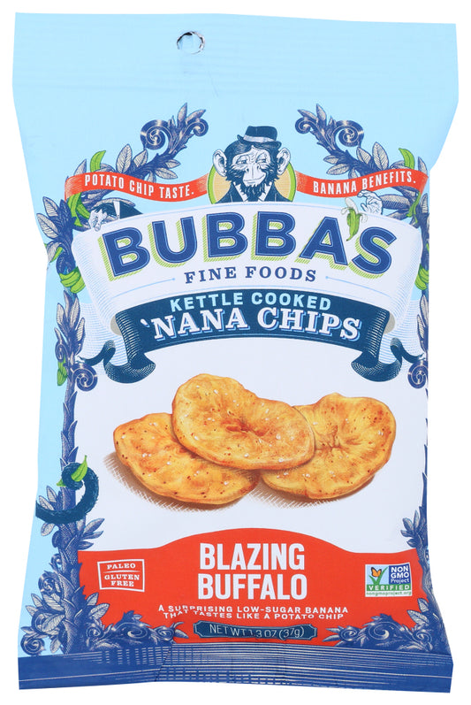 BUBBA'S FINE FOODS: 'Nana Chips Blazing Buffalo, 1.30 oz - Vending Business Solutions