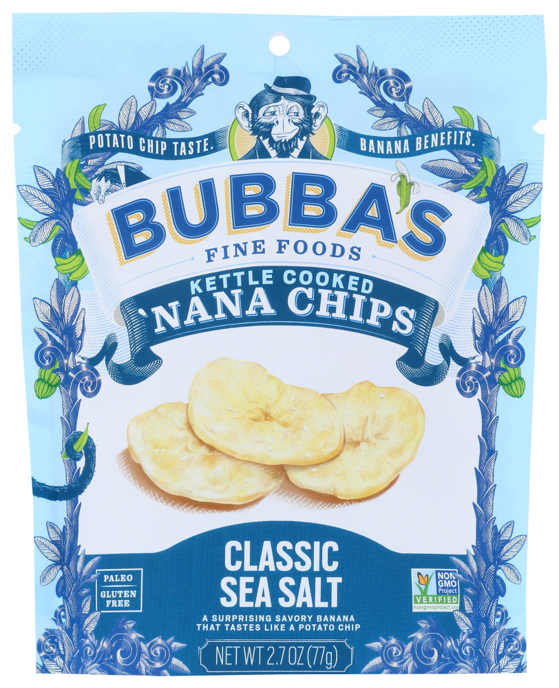 BUBBA'S FINE FOODS: 'Nana Chips Classic Sea Salt, 2.70 oz - Vending Business Solutions