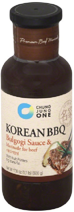 CHUNG JUNG: Bulgogi Beef Sauce and Marinade, 17.6 oz - Vending Business Solutions