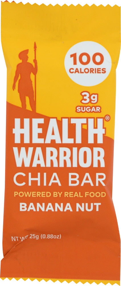 HEALTH WARRIOR: Banana Nut Chia Bar, 0.88 oz - Vending Business Solutions