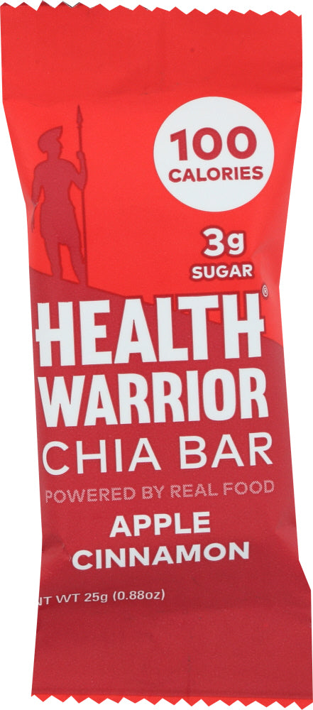 HEALTH WARRIOR: Apple Cinnamon Chia Bar, 0.88 oz - Vending Business Solutions