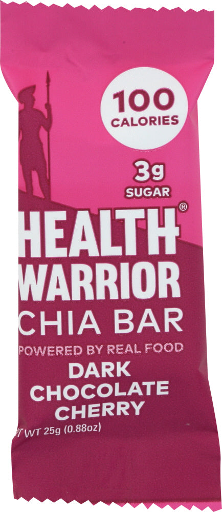 HEALTH WARRIOR: Dark Chocolate Cherry Chia Bar, 0.88 oz - Vending Business Solutions