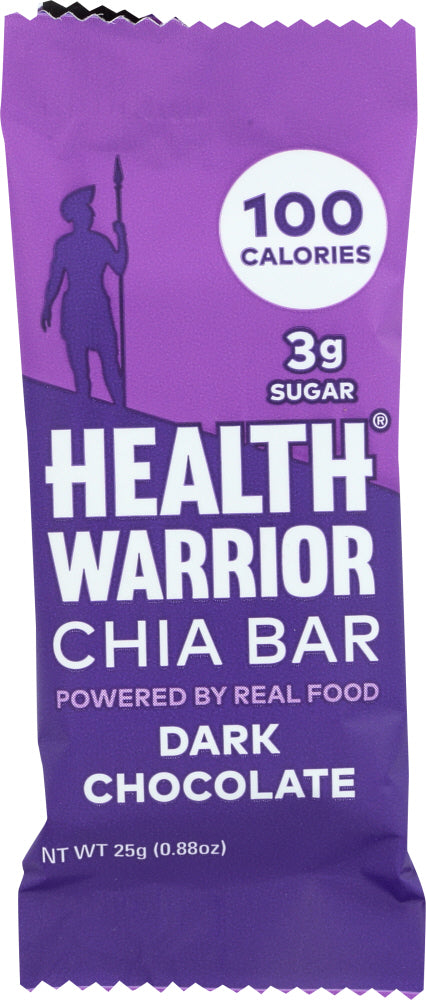 HEALTH WARRIOR: Dark Chocolate Chia Bar, 0.88 oz - Vending Business Solutions