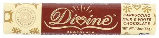 DIVINE CHOCOLATE: Chocolate Bar Cappuccino, 1.2 oz - Vending Business Solutions