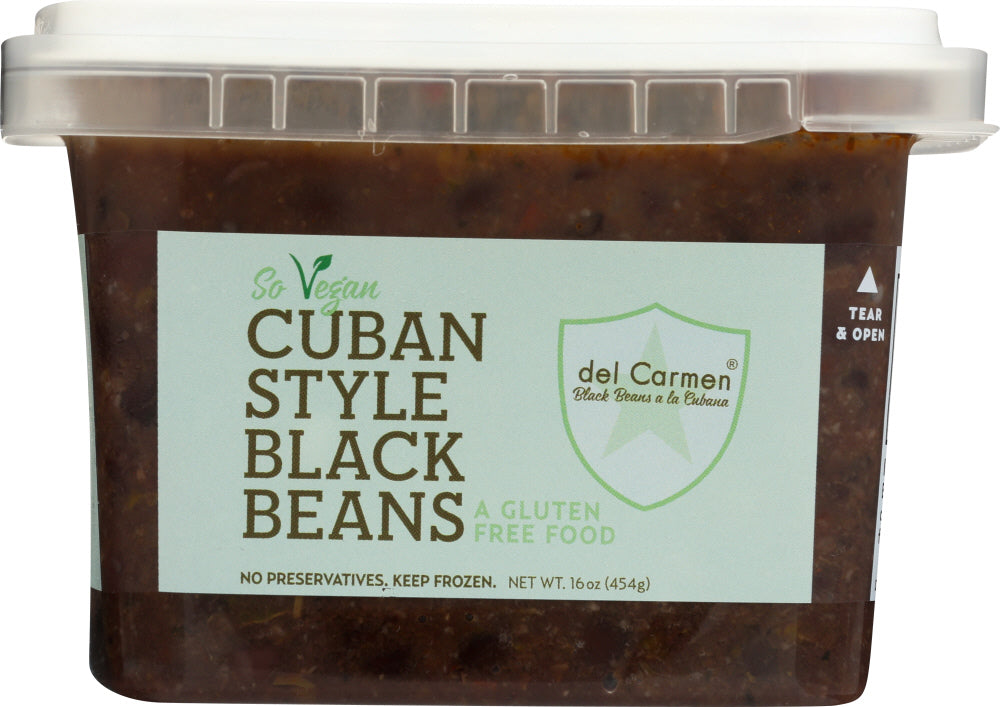 DEL CARMEN: Beans Black Cuban Gluten Free, 16 oz - Vending Business Solutions