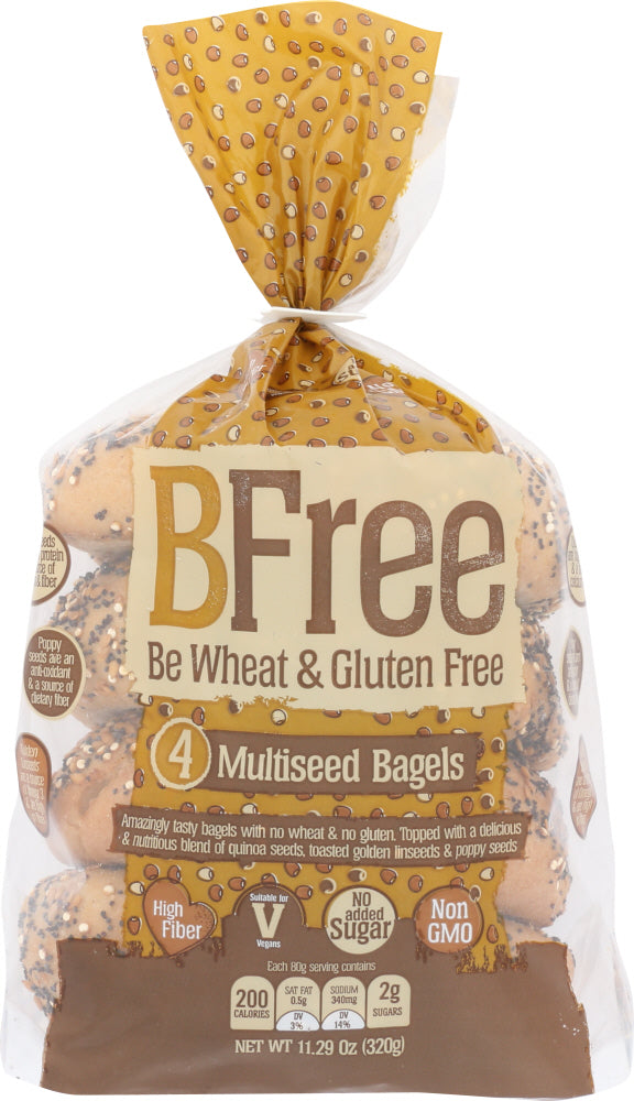 BFREE: Multiseed Bagel, 11.28 oz - Vending Business Solutions