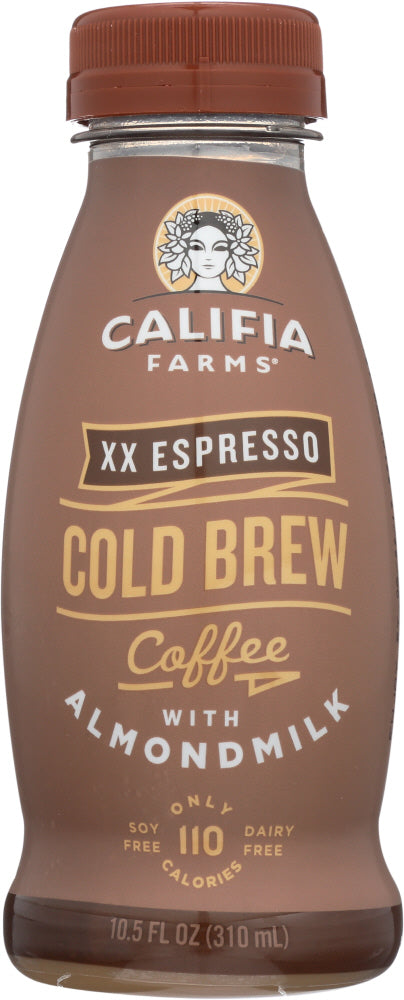 CALIFIA FARMS: XX Espresso Almond Milk Iced Coffee, 10.5 oz - Vending Business Solutions