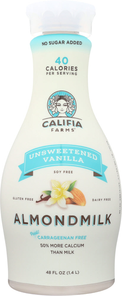CALIFIA FARMS: Unsweetened Vanilla Almond Milk, 48 oz - Vending Business Solutions