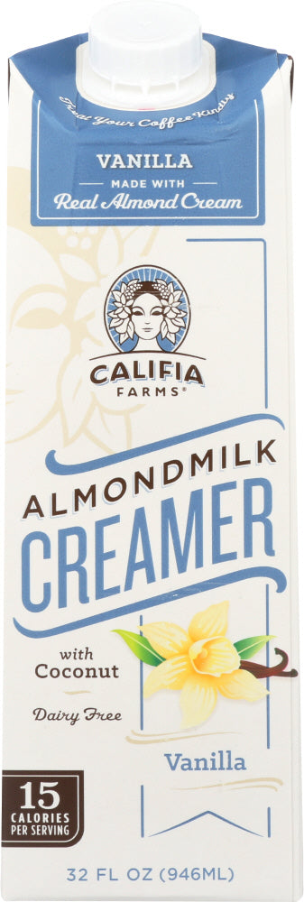 CALIFIA: Vanilla Almondmilk Coffee Creamer, 32 oz - Vending Business Solutions