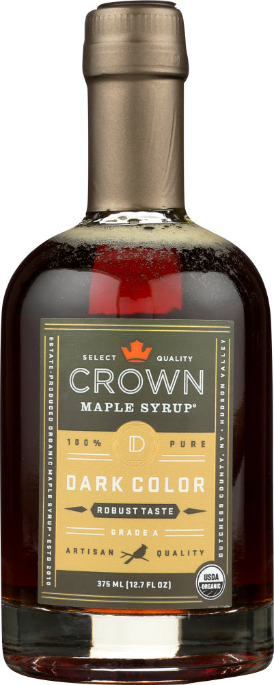 CROWN MAPLE: Dark Color Maple Syrup, 12.7 fo - Vending Business Solutions