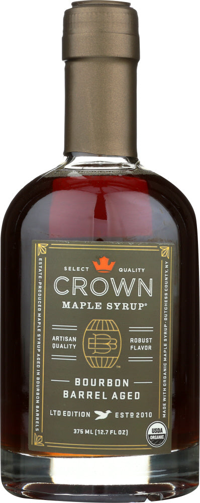 CROWN MAPLE: Syrup Bourbon Barrel Aged, 12.7 fo - Vending Business Solutions