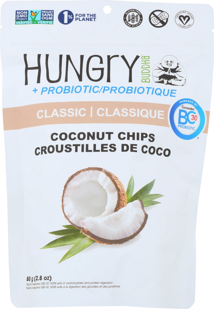 HUNGRY BUDDHA: Chip Coconut Classic Probiotic, 2.8 oz - Vending Business Solutions
