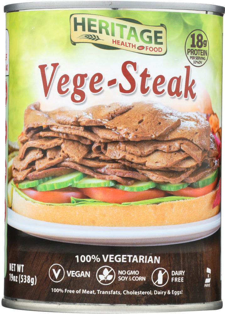 HERITAGE HEALTH: Steak Vegetable Vegan, 19 oz - Vending Business Solutions