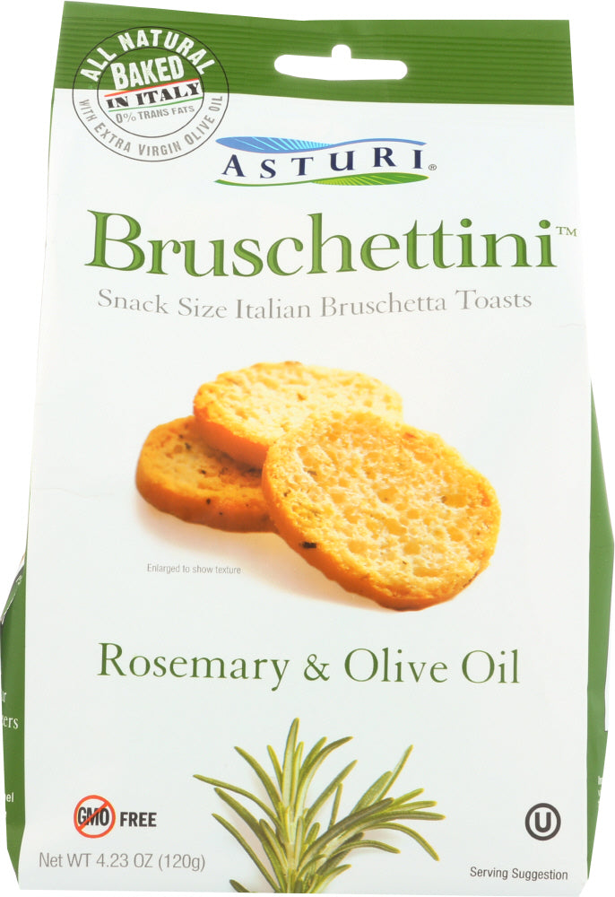 ASTURI: Bruschettini Rosemary & Olive Oil 4.23 oz - Vending Business Solutions