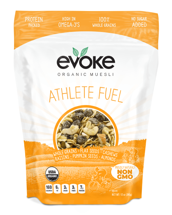 EVOKE HEALTHY FOODS: Athlete Fuel Organic Muesli, 12 oz - Vending Business Solutions