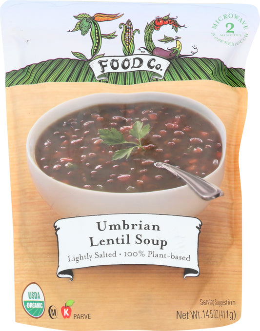 FIG FOOD: Soup Lentil Umbrian Organic, 14.5 oz - Vending Business Solutions