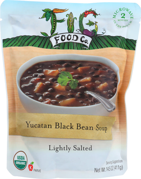 FIG FOOD: Soup Black Bean Yucatan Organic, 14.5 oz - Vending Business Solutions