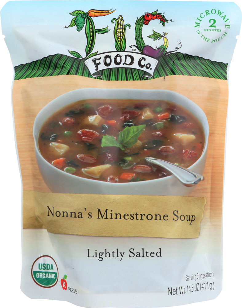 FIG FOOD: Soup Minestrone Nonnas Organic, 14.5 oz - Vending Business Solutions