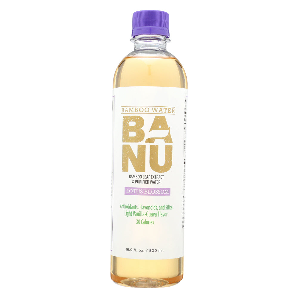 BANU: Lotus Blossom Bamboo Water, 16.9 fl oz - Vending Business Solutions
