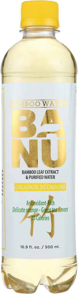 BANU: Water Bamboo Orange Blossom, 16.9 oz - Vending Business Solutions