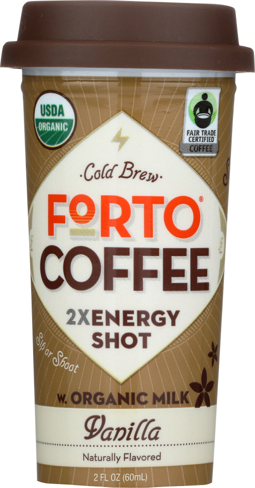 FORTO: Energy Shot Coffee Vanilla, 2 fo - Vending Business Solutions